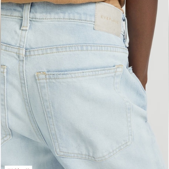 EVERLANE THE HIGH RISE FLARE JEAN IN FOG SIZE 32 - Picture 5 of 13